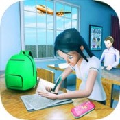虚拟高中学校女孩游戏学校模拟器